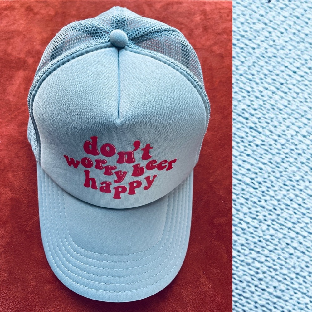 Otto DON’T WORRY BEER HAPPY Cool BASEBALL CAP One Size Fits Most